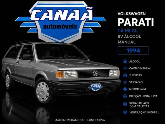 VOLKSWAGEN PARATI 1.6 MI CL 8V ÁLCOOL 4P MANUAL VOLKSWAGEN PARATI 1.6 MI CL 8V ÁLCOOL 4P MANUAL